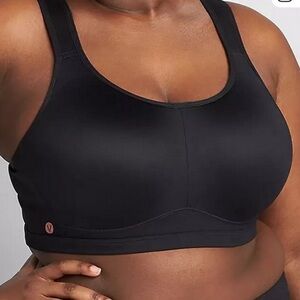 LIVI black Active High Impact Sport Bra 42DDD Underwire Wicking NWOT